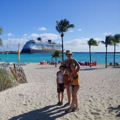  Castaway Cay is definitely one of our happiest places! 